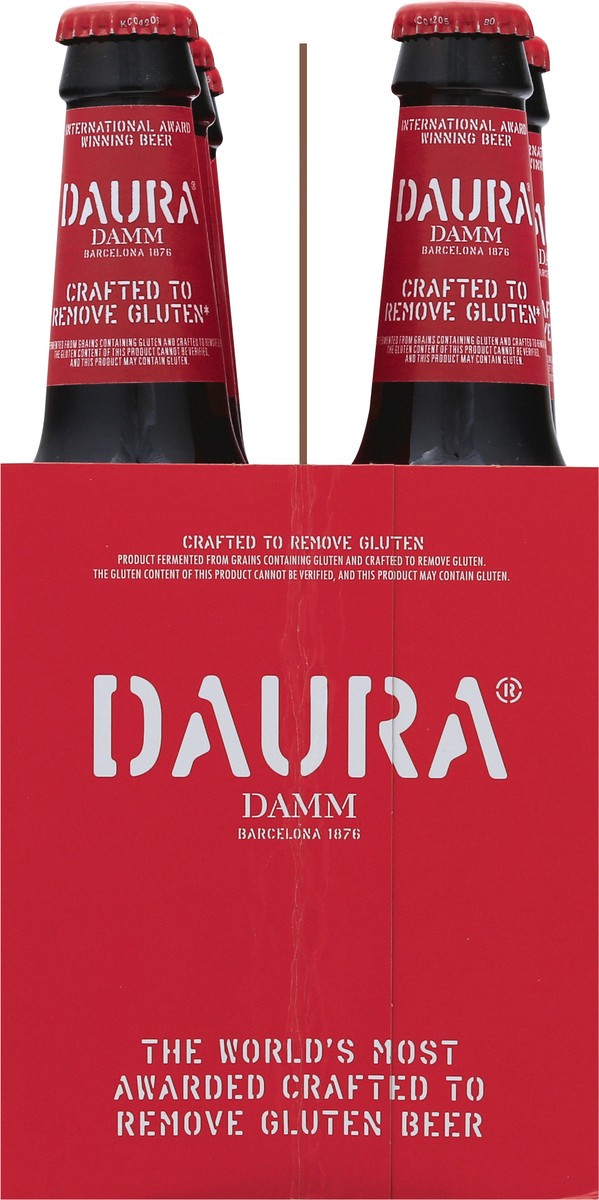 slide 11 of 11, Daura Damm Beer 6 ea, 4 ct; 12 oz