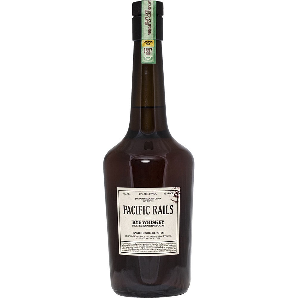 slide 1 of 1, Pacific Rails Cabernet Cask Rye, 750 ml
