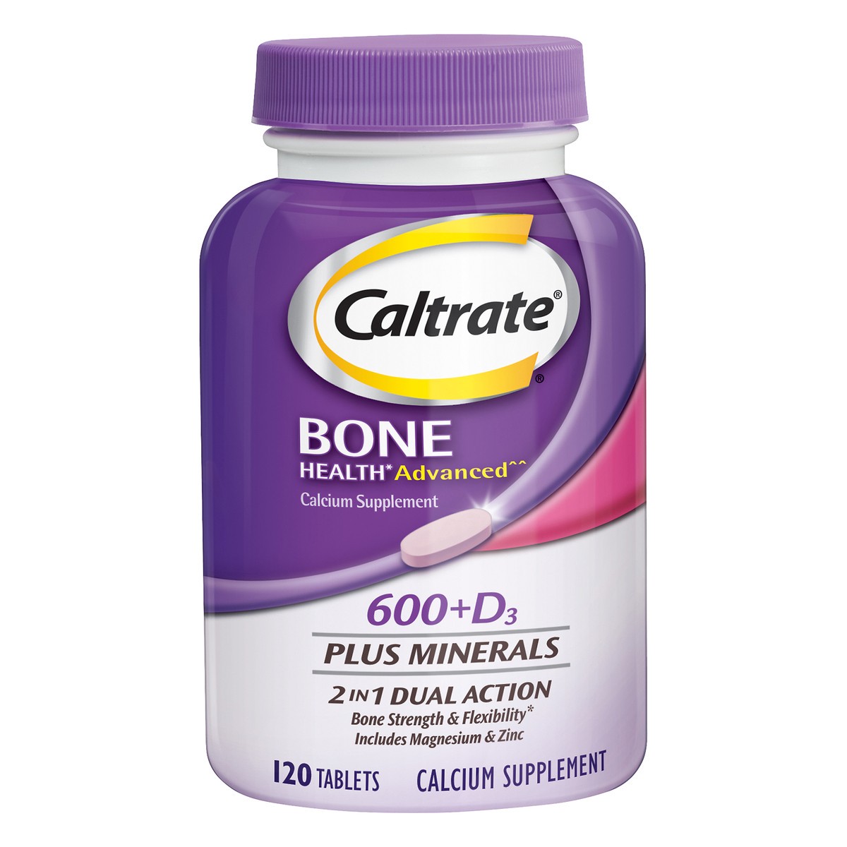 slide 1 of 11, Caltrate Tablets 600+D3 Plus Minerals Bone Health 120 ea, 120 ct
