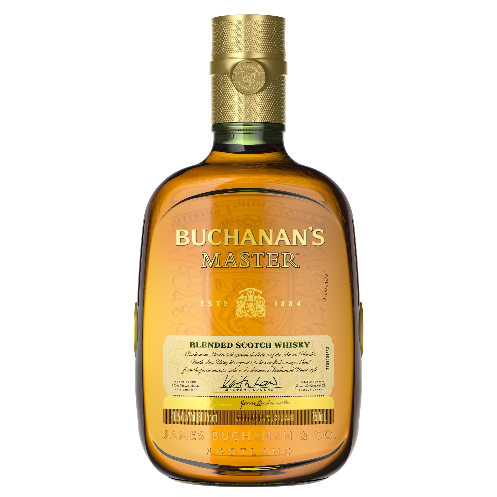 slide 1 of 1, Buchanan's Master Blended Whisky, 750 ml