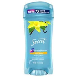 Secret Fresh Clear Gel Antiperspirant and Deodorant for Women, Cozy Vanilla Scent, 2.6 oz