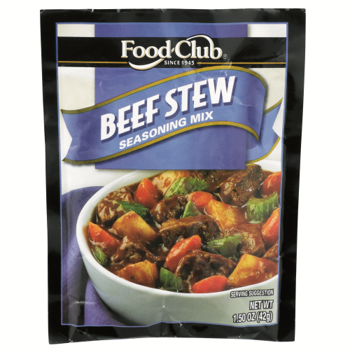 slide 1 of 1, Food Club Beef Stew Seasoning Mix, 1.5 oz