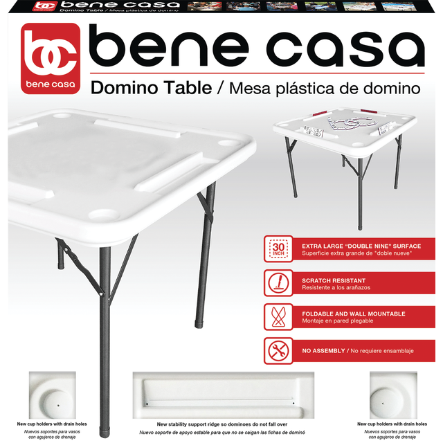 slide 1 of 1, Bene Casa Domino Table, 1 ct