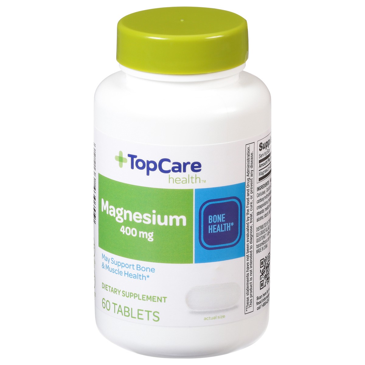 slide 2 of 9, Topcare Magnesium Bone Health 400 Mg Tablets, 60 ct
