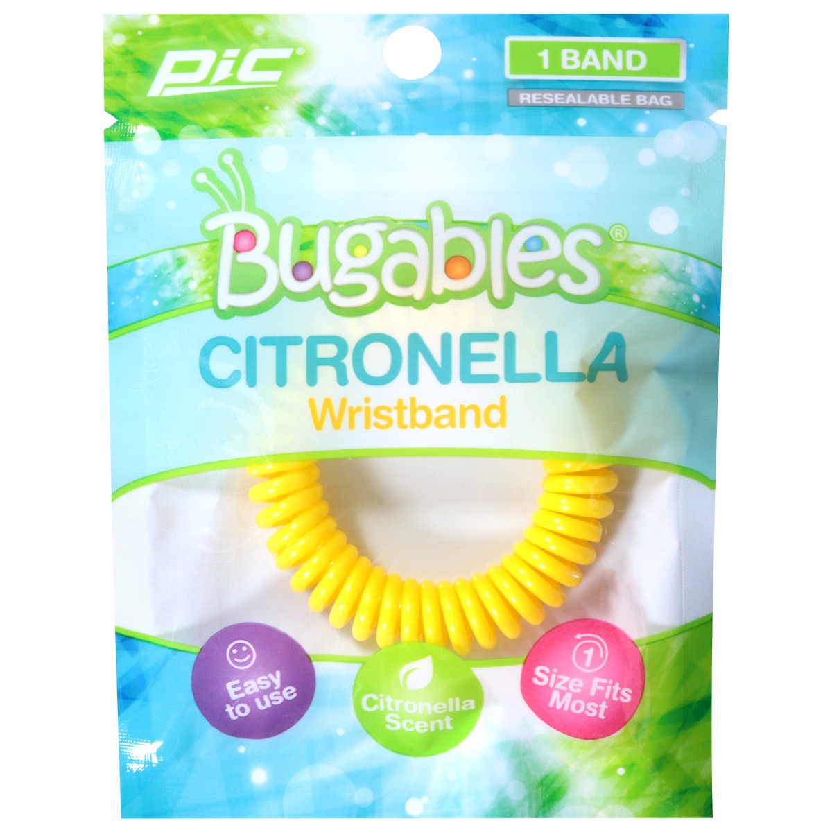 slide 1 of 1, Bugables Citronella Wristband 1 ea, 1 ct