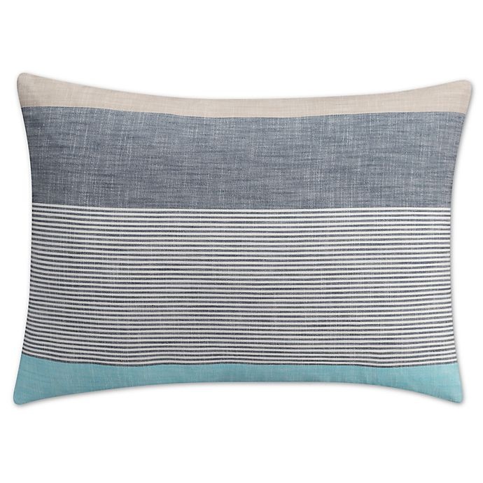 slide 1 of 1, KAS Seneca Standard Pillow Sham - Aqua, 1 ct