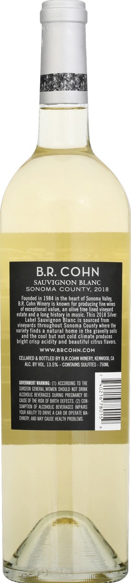 slide 6 of 6, BR Cohn Sauvignon Blanc 750 ml, 750 ml