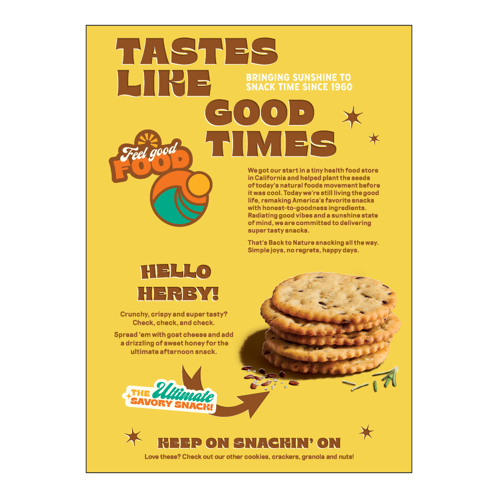 slide 2 of 4, Back to Nature® Rosemary & Olive Oil Stoneground Wheat Crackers, 5 oz