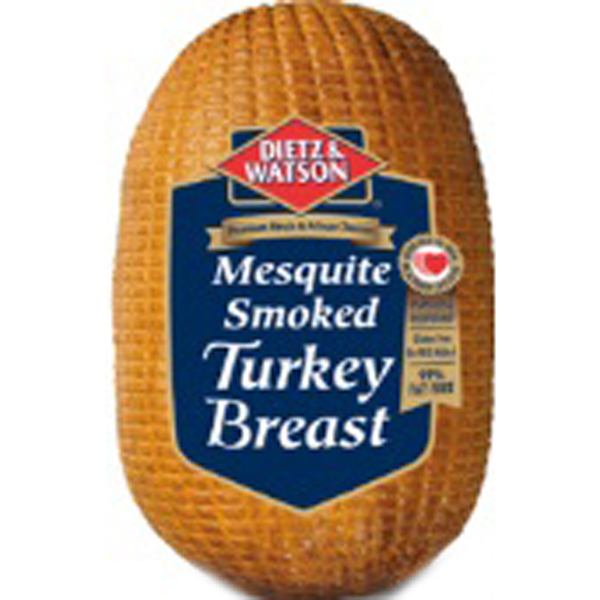 slide 1 of 1, Dietz & Watson Mesquite Turkey Breast, per lb