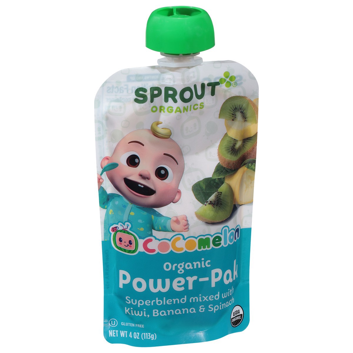 slide 14 of 14, Sprout Organics Cocomelon Organic Power-Pack Toddler 4 oz, 4 oz