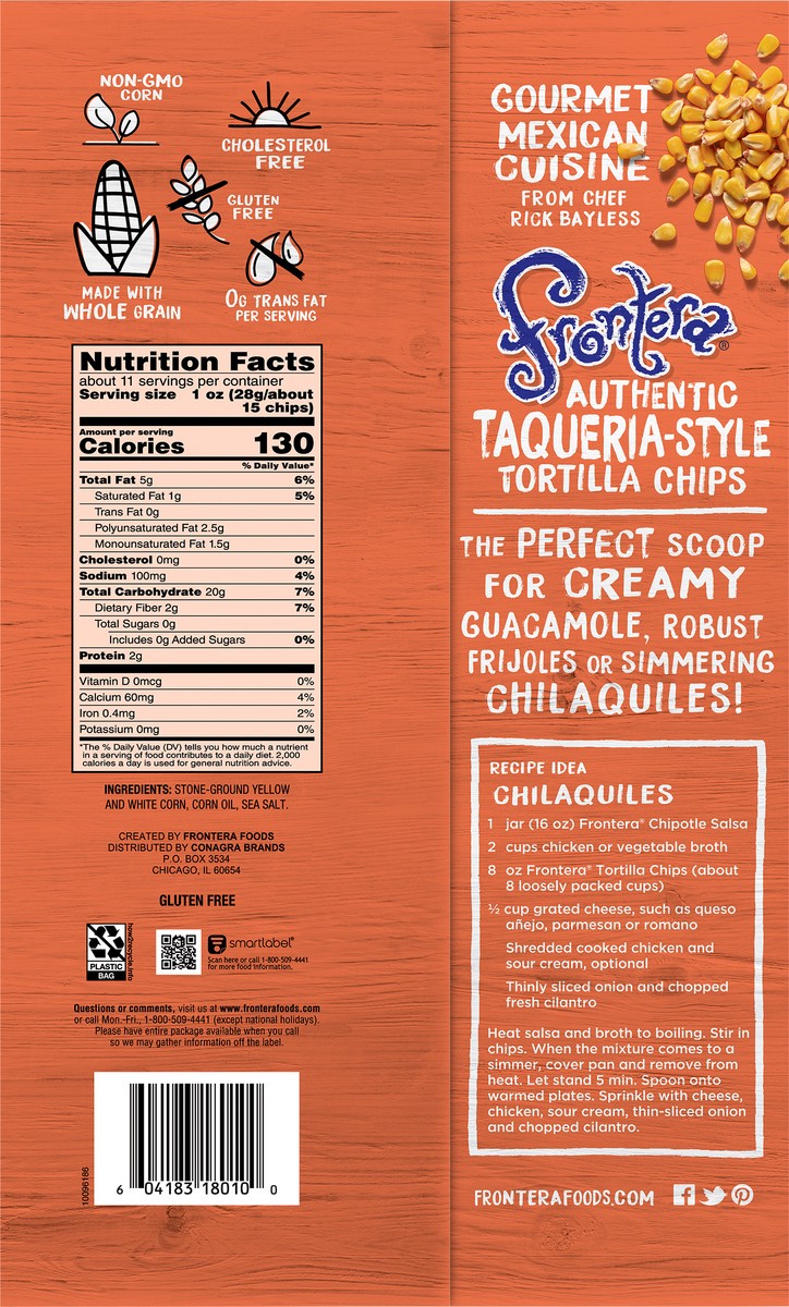 slide 2 of 3, Frontera Authentic Taqueria-Style Tortilla Chips 12 oz, 12 oz