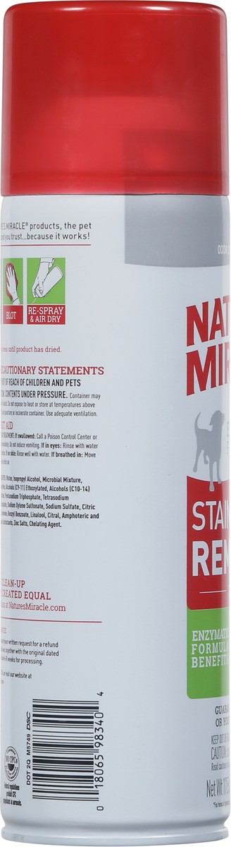 slide 2 of 12, Nature's Miracle Enzymatic Formula Dog Stain & Odor Remover Foam 17.5 oz, 17.5 oz