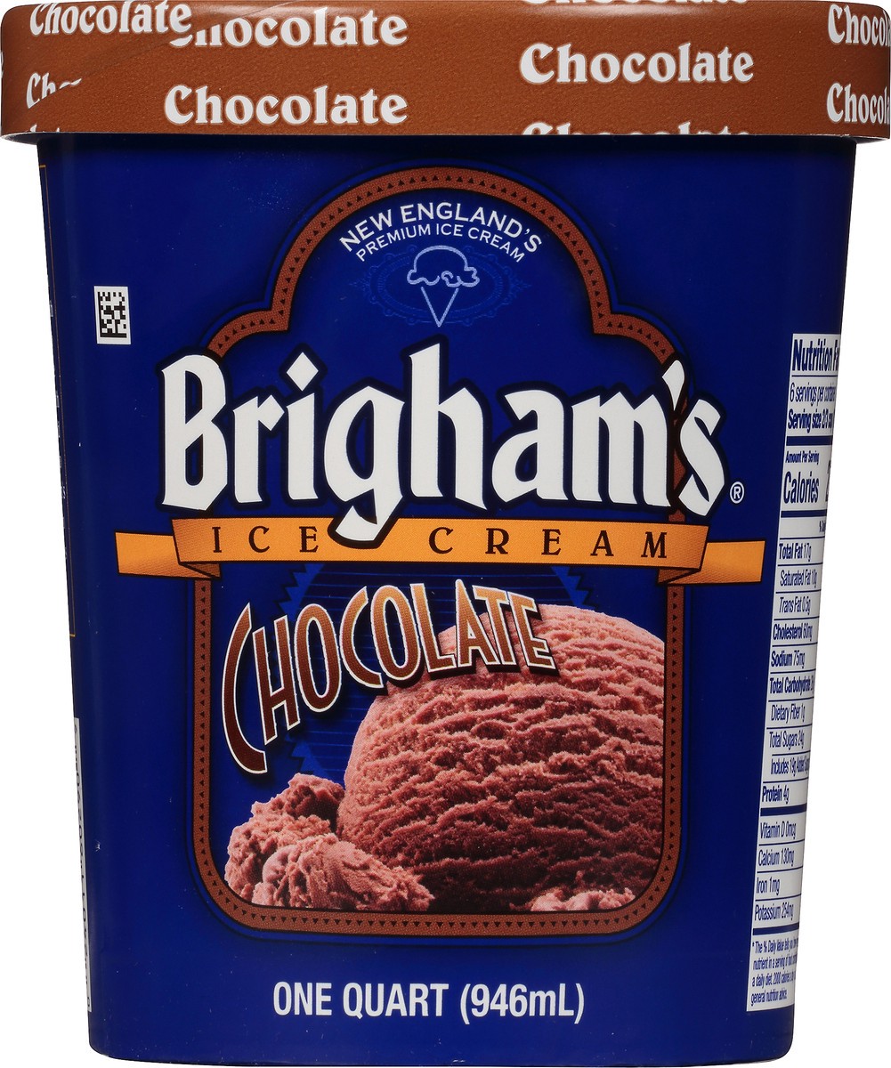 slide 8 of 8, Brigham's Chocolate Ice Cream, 32 fl oz