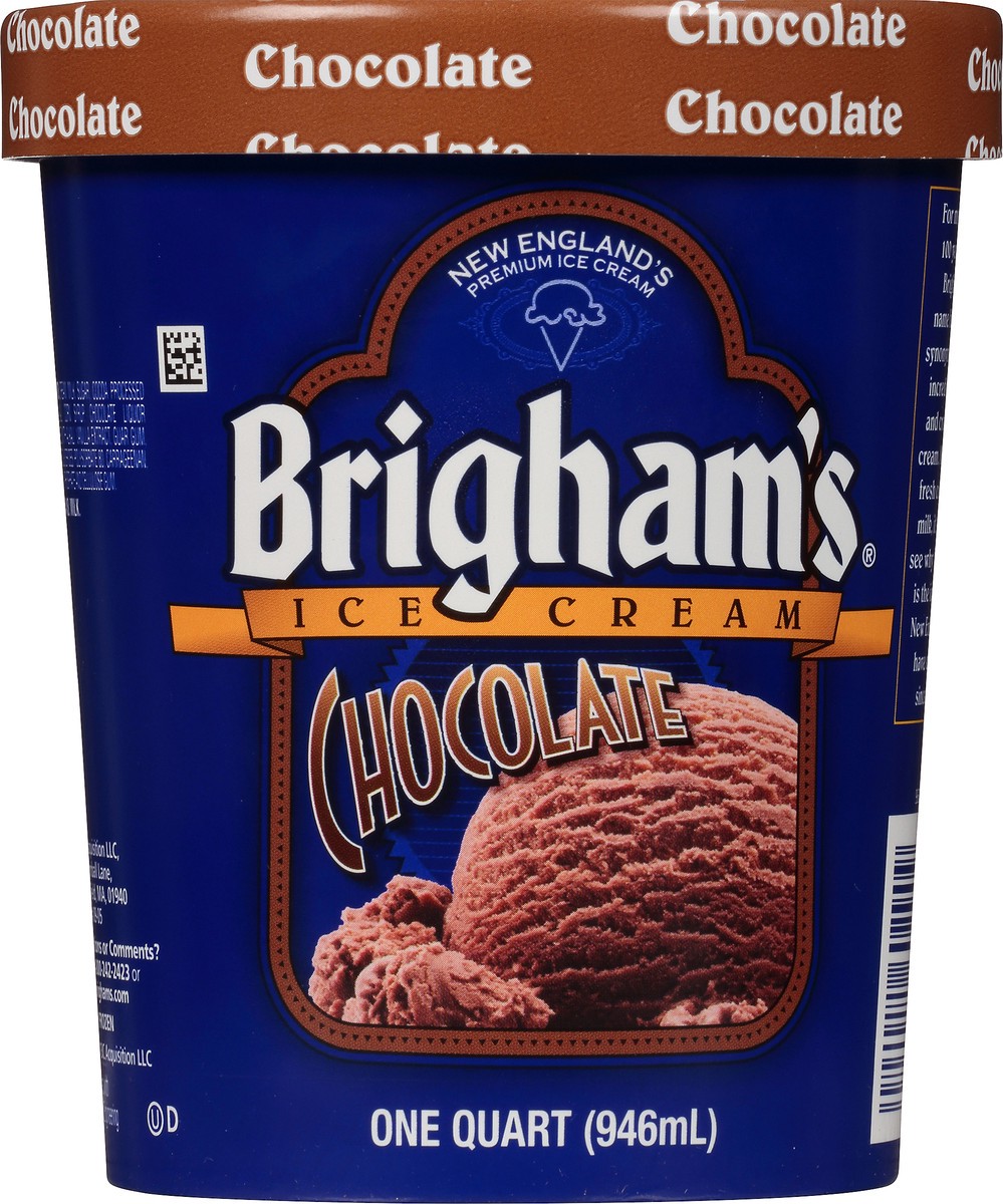 slide 5 of 8, Brigham's Chocolate Ice Cream, 32 fl oz