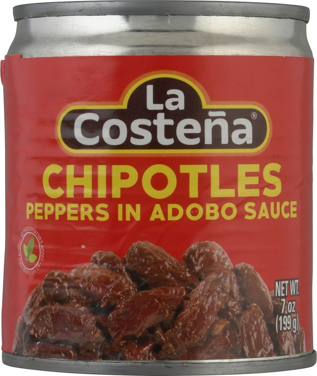 slide 1 of 12, La Costeña Chipotle Peppers in Adobo Sauce, 7 oz