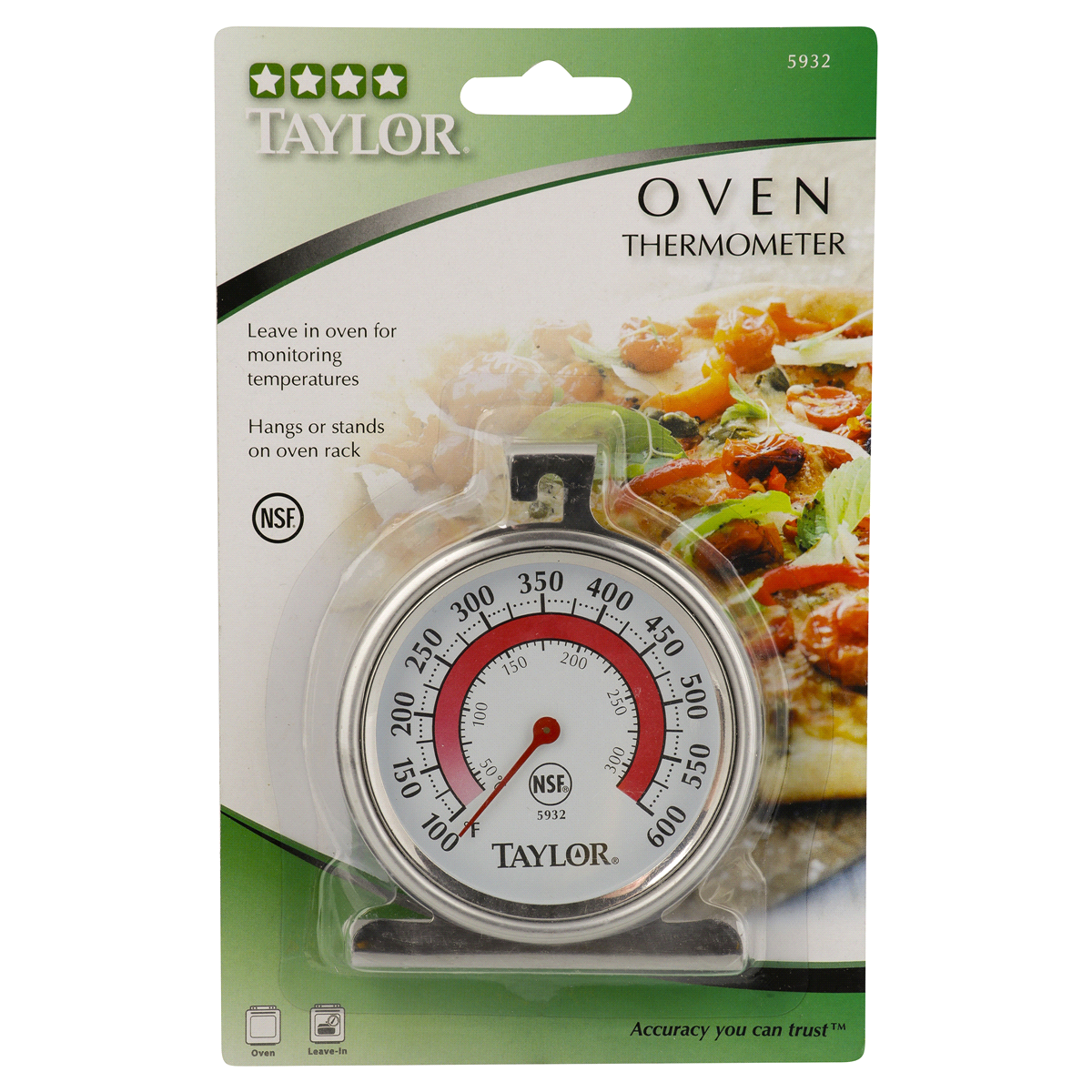 slide 1 of 2, Taylor Oven Thermometer, 1 ct