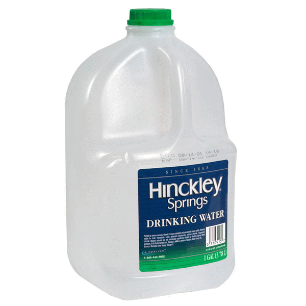 slide 1 of 1, Hinckley Springs Water, Purified, 1 gal