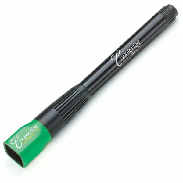 slide 2 of 3, Dri-Mark Dual-Test Counterfeit Detection Pen With Uv Led Light, Black, 1 ct