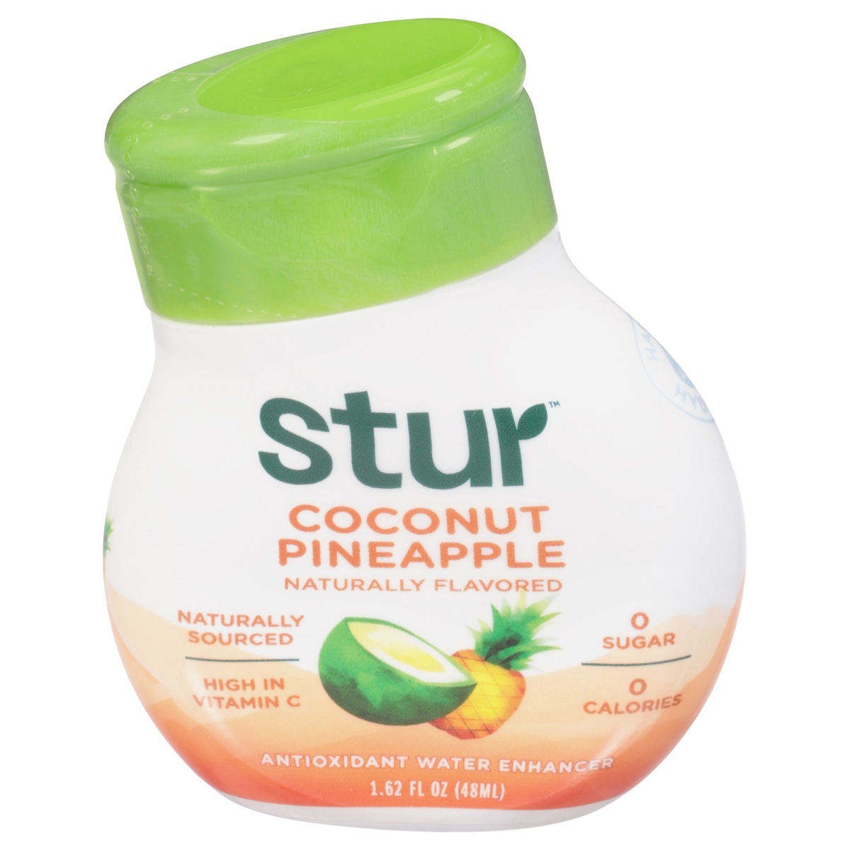 slide 1 of 1, Stur All Natural Coconut Water + Pineapple Liquid Water Enhancer - 1.1 fl oz, 1.1 fl oz