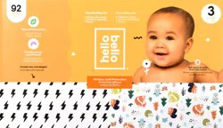 Hello Bello 3 (14-24 lb) Diapers 92 ea