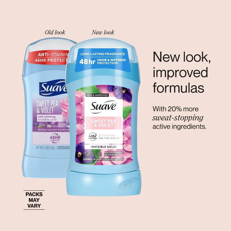 slide 4 of 9, Suave Is Swt Pea/violet, 1 oz