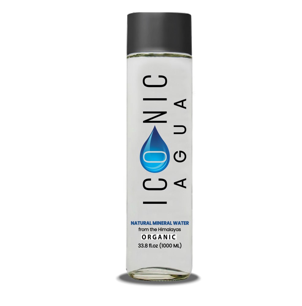 slide 2 of 2, Iconic Agua Natural Mineral Water, 33.8 fl oz
