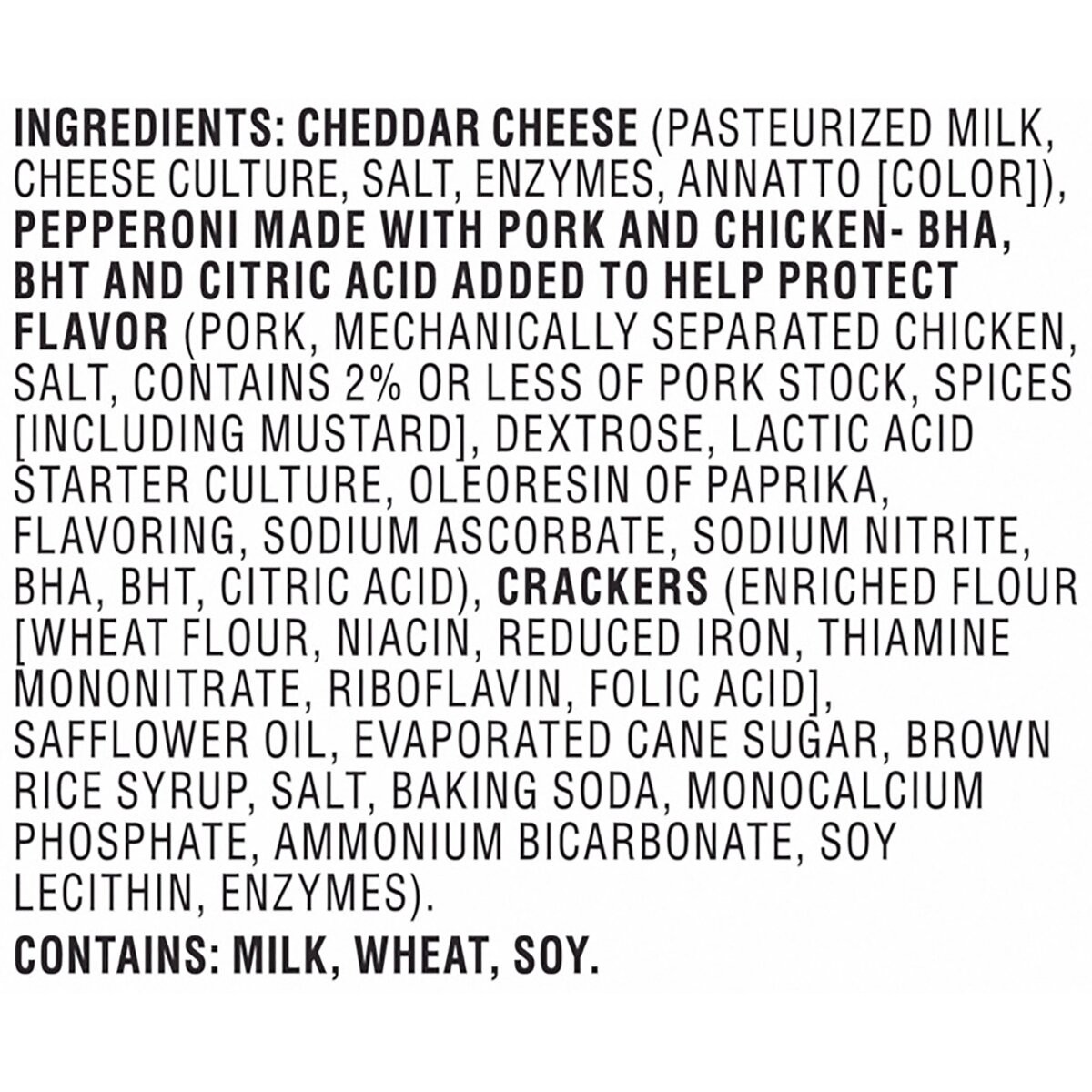 slide 8 of 8, Cracker Barrel Sharp Cheddar, Pepperoni & Crackers, 2.5 oz