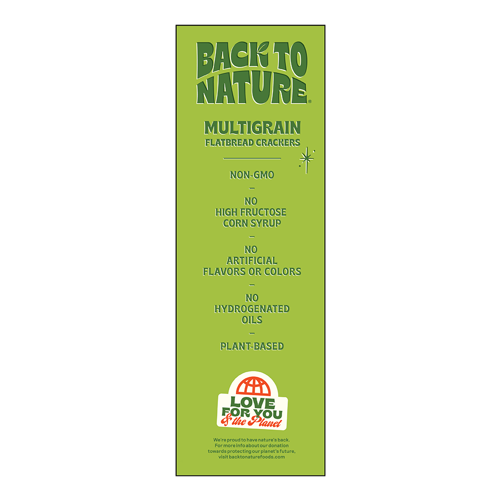 slide 2 of 4, Back to Nature® Multigrain Flatbread Crackers, 5 oz