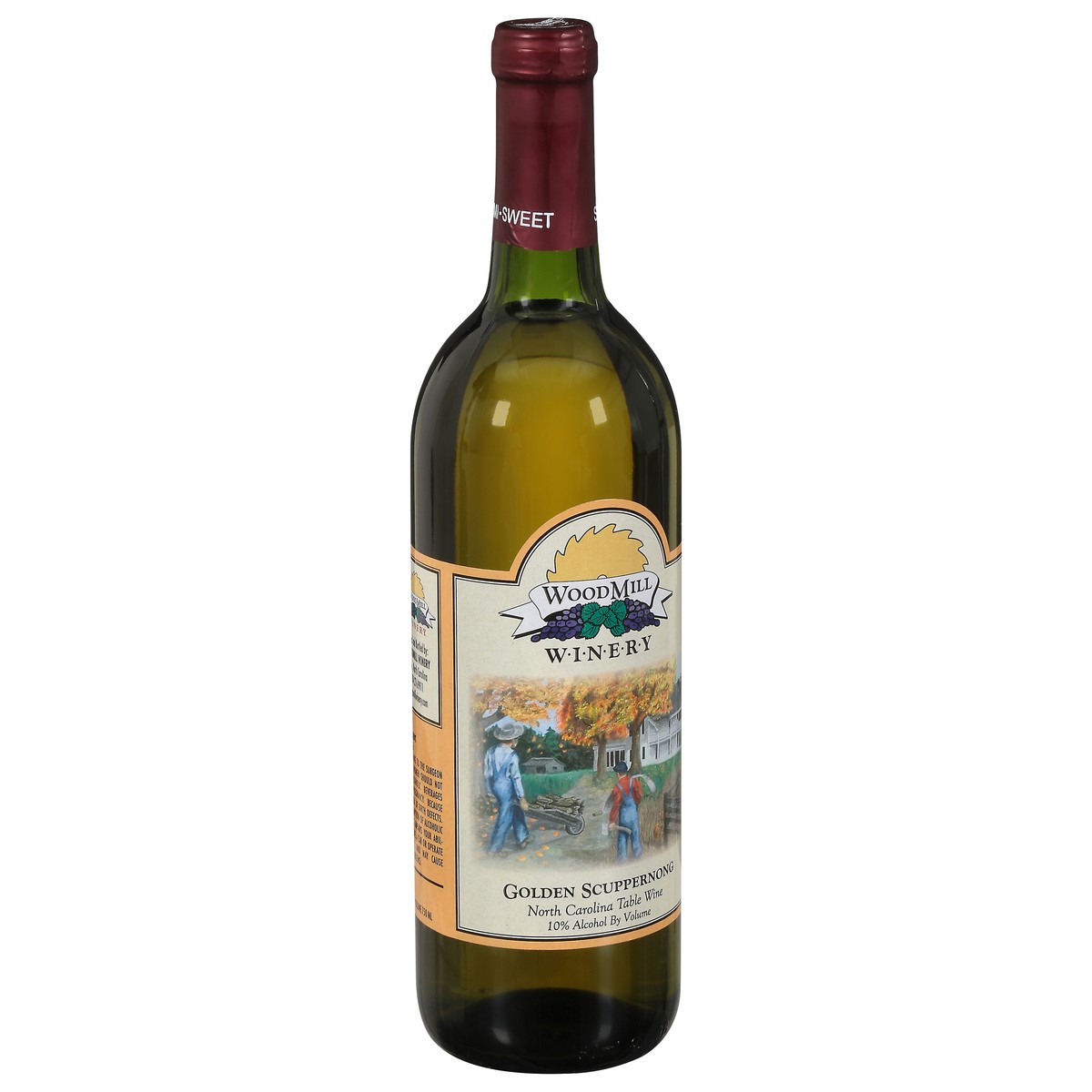 slide 9 of 9, WoodMill Winery Semi-Sweet Golden Scuppernong 750 ml, 750 ml