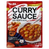 S&B Mild Curry Sauce With Vegetables - 7.4 oz