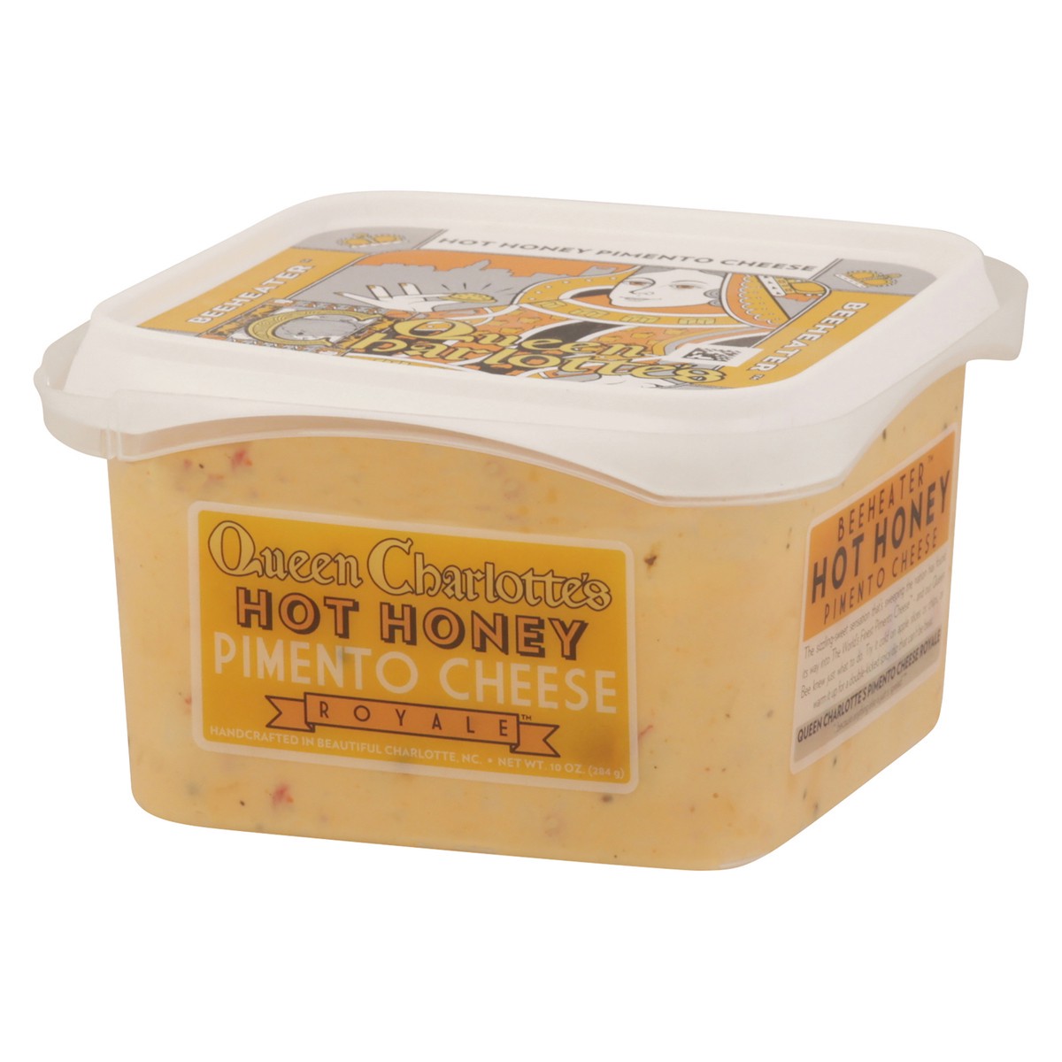 slide 3 of 4, Queen Charlotte's Pimento Cheese, Hot Honey, 10 oz