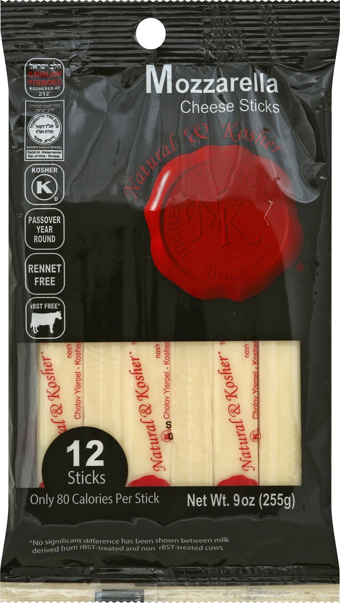 slide 1 of 4, Natural & Kosher Cheese Sticks 12 ea, 12 ct