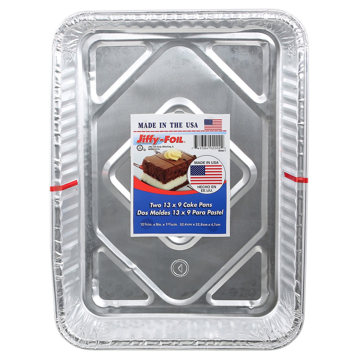 slide 3 of 4, Jiffy-Foil 13 x 9 Inches Cake Pans 2 ea, 2 ct