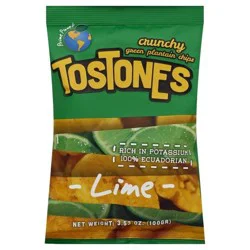 Prime Planet Lime Tostones Crunchy Green Plantain Chips