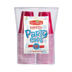 Our Family Plastic Party Cups 18 Oz
