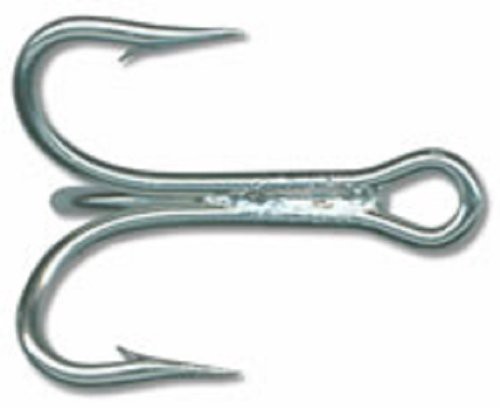 slide 1 of 1, Mustad Treble Hook 3/0 3 X 25 Hook, 1 ct