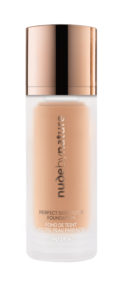 slide 3 of 4, Nude by Nature Perfect Skin Filter Foundation - C5 Sunkissed, 1 fl oz