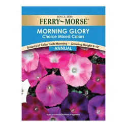 Ferry-Morse Choice Mixed Color Morning Glory Seed Packet