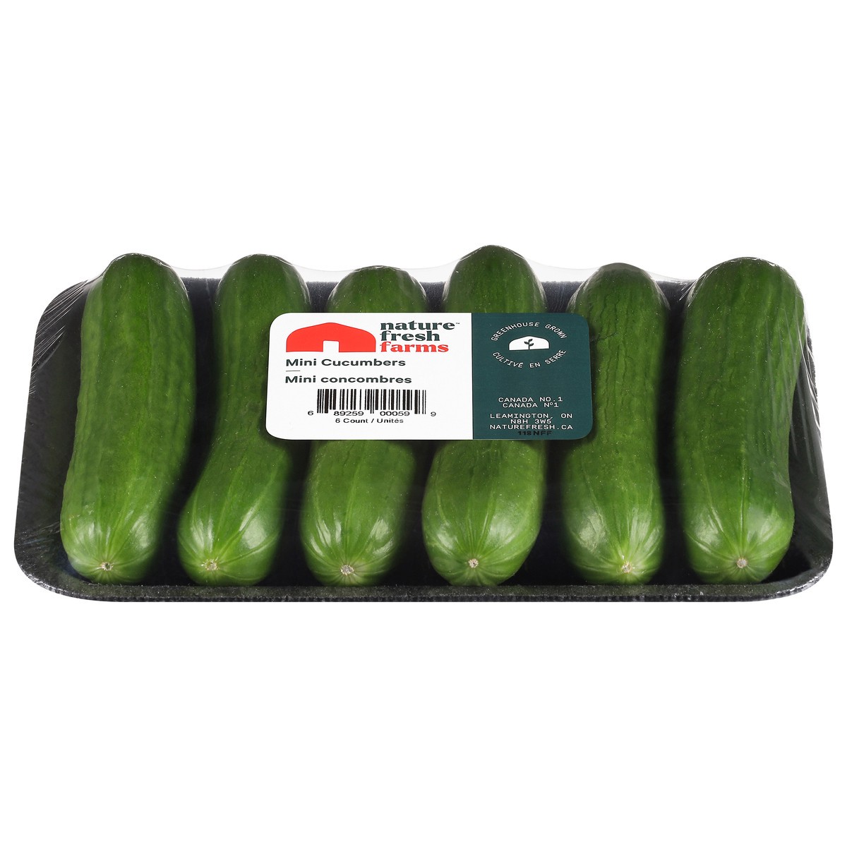 slide 4 of 11, Nature Fresh Mini Cucumbers, 6 ct