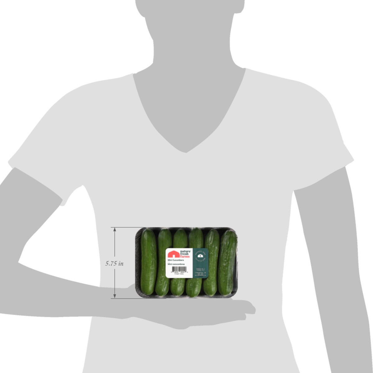 slide 6 of 11, Nature Fresh Mini Cucumbers, 6 ct