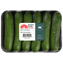 Nature Fresh Farms Mini Cucumbers - 6 Each