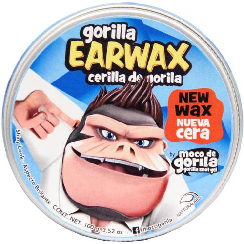 slide 1 of 1, Moco de Gorila Gorilla Earwax Shiny Gel, 3.52 oz