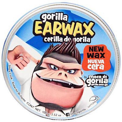 slide 1 of 1, Moco de Gorila Gorilla Earwax Shiny Gel, 3.52 oz