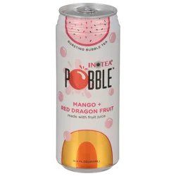 Inotea Pobble Bursting Mango + Red Dragon Fruit Bubble Tea - 16.6 fl oz