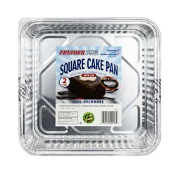 Premier Foil Square Cake Pan With Lid