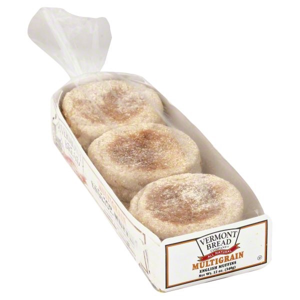 slide 1 of 2, Vermont Bread Company English Muffins Multigrain, 13 oz