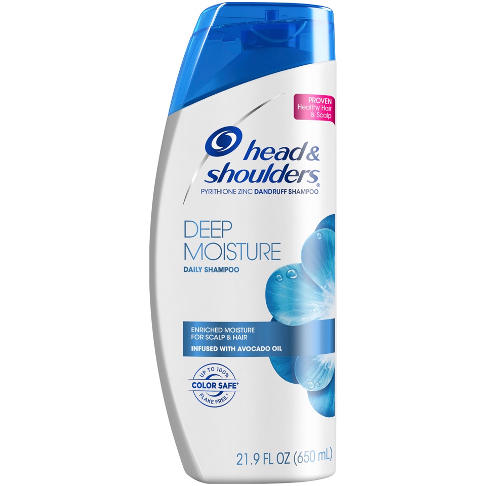 slide 1 of 1, Head & Shoulders Deep Moisture Dandruff Shampoo, 21.9 fl oz