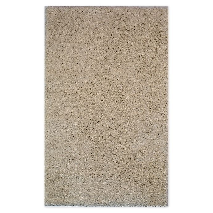 slide 1 of 1, Marmalade Solid Shag Accent Rug - Cream, 3 ft x 4 ft