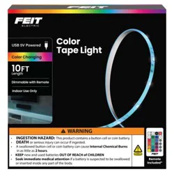 Feit Electric Color Tape Light with USB Plug