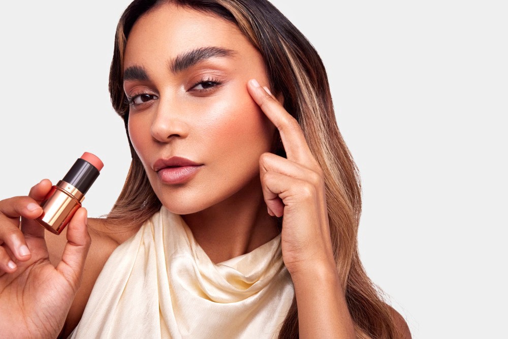 slide 3 of 3, Nude by Nature Hydra Stick Lip & Cheek Colour - 03 Sweet Peach, 1 ct